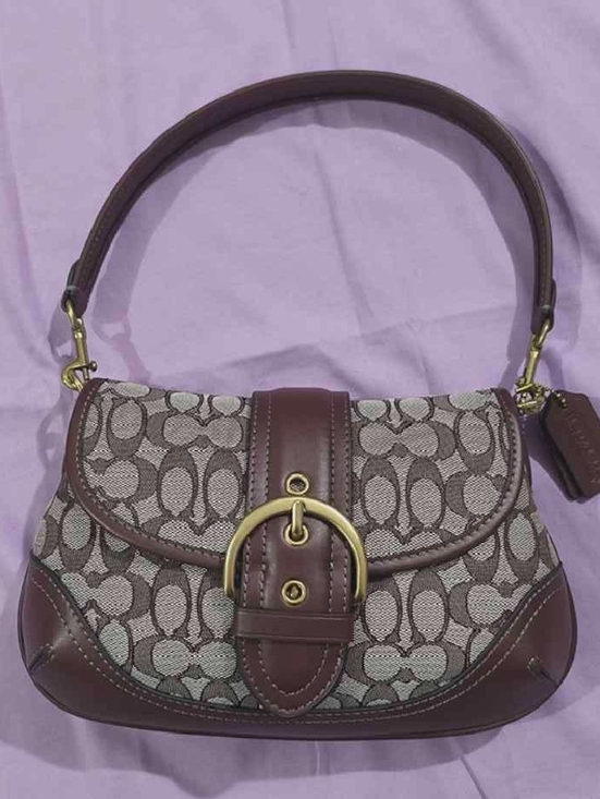 Coach Handbags - Coach Jacquard Vintage Underarm Bag